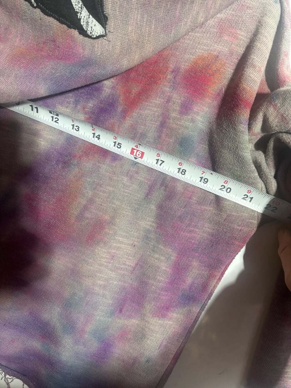 Reworked Roots of Creation Grateful Dub upcycled tie dyed hoodie - Picture 5 of 8